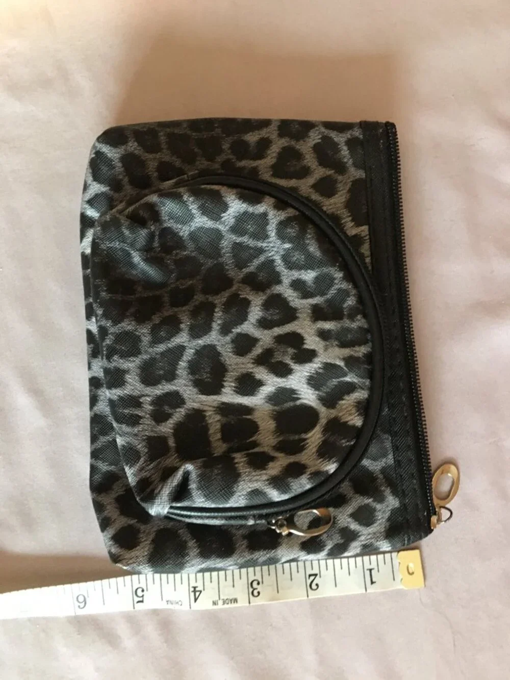 Leopard Print cosmetic bag set